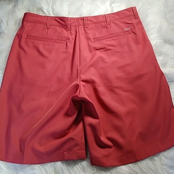 ⛳IZOD Flat Front Salmon Golf Shorts - Picture 2 of 3